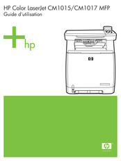 HP Color LaserJet CM1015 MFP Guide D'utilisation