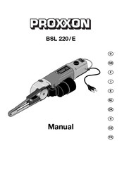 Proxxon BSL 220/E Manuel D'utilisation