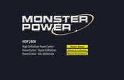 Monster Power PowerCenter HDP2400 Manuel De L'utilisateur