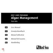 Red Sea CARE PROGRAM Algae Management Manuel Utilisateur