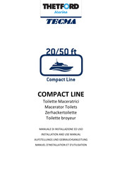 Thetford Marine TECMA Compact Line Manuel D'installation Et D'utilisation