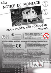 Soulet LISA + PILOTIS H90 TOBOGGAN Notice De Montage