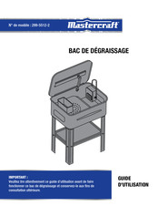 MasterCraft 299-5512-2 Guide D'utilisation