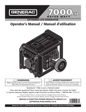 Generac Portable Products 7000EXL Manuel D'utilisation