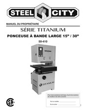 Steel City TITANIUM 50-410 T4 Manuel Du Propriétaire