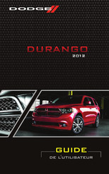 Dodge DURANGO 2012 Guide De L'utilisateur