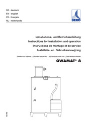 Beko OWAMAT 8 Instructions De Montage Et De Service