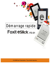 Foxit eSlick FE-01 Démarrage Rapide