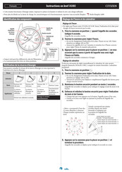 Citizen A080 Instructions En Bref