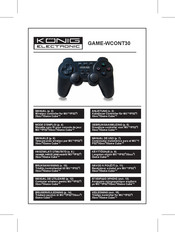 König Electronic GAME-WCONT30 Mode D'emploi