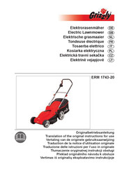 Grizzly ERM 1743-20 Traduction De La Notice D'utilisation Originale