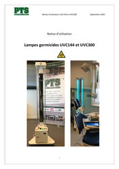 PTS UVC300 Notice D'utilisation