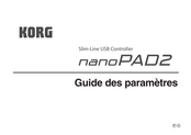 Korg nanoPAD2 Guide D'utilisation