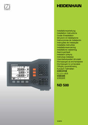 HEIDENHAIN ND 500 Guide D'installation