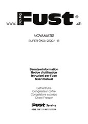 FUST NOVAMATIC SUPER OKO+2230.1-IB Notice D'utilisation