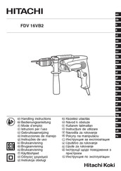 Hitachi FDV 16VB2 Mode D'emploi