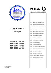 Varian Turbo-V70LP Mode D'emploi