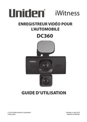 Uniden iWitness DC360 Guide D'utilisation