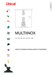 Unical MULTIINOX 750 Notice Technique D'installation Et D'entretien