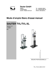 sauter TVL Mode D'emploi