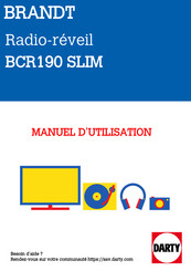 Brandt BCR190SLIM Manuel D'instructions