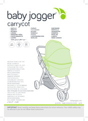 Baby Jogger City Mini2 carrycot Mode D'emploi