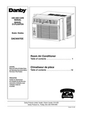 Danby DAC6007EE Manuel D'utilisation