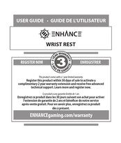 ENHANCE WRIST REST Guide De L'utilisateur