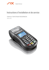 SIX Optimum T4210 Instructions D'installation Et De Service