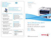 Xerox WorkCentre 6015 Guide D'utilisation Rapide