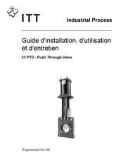 ITT 33 PTD Guide D'installation, D'utilisation Et D'entretien