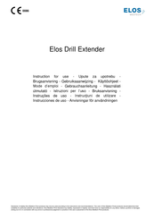 Elos Drill Extender Mode D'emploi