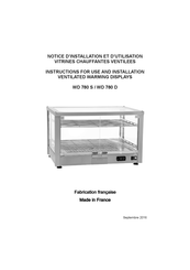 Roller Grill WD 780 S Notice D'installation Et D'utilisation