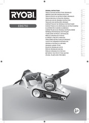 Ryobi EBS750 Traduction Des Instructions Originales