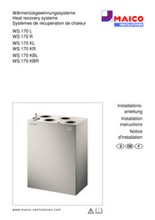 Maico WS 170 KR Notice D'installation