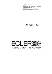 Ecler MPA6-150 Notice D'emploi