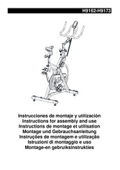 BH FITNESS H9162 Instructions De Montage Et Utilisation