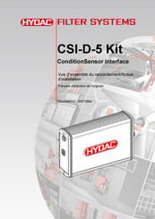 HYDAC FILTER SYSTEMS CSI-D-5 Mode D'emploi