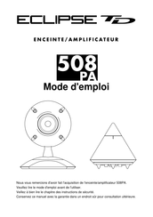 Eclipse TD 508PA Mode D'emploi