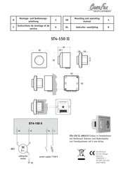 CasaFan ST4-150 II Instructions De Montage Et De Service
