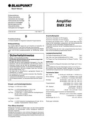 Bosch Blaupunkt BMX 240 Instructions De Montage
