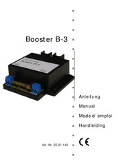 tams elektronik Booster B-3 Mode D'emploi