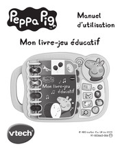 VTech Peppa Pig Mon livre-jeu éducatif Manuel D'utilisation