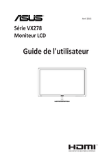 Asus VX278 Série Guide De L'utilisateur