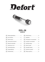 Defort DDL-36 Mode D'emploi