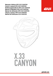 GIVI HPS X.33 CANYON Manuel D'utilisation