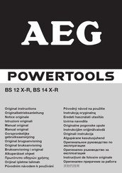 AEG BS 14 X-R Notice Originale