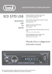 Trevi XCD 5770 USB Manuel D'utilisation