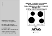 Atag HEK4535 Instructions D'installation Et Mode D'emploi
