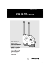 Philips SBC SC 360 Mode D'emploi
